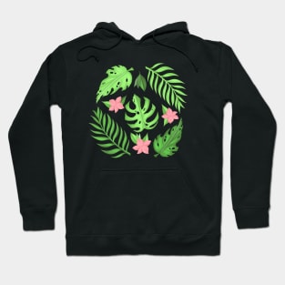 Exotic Tropical plants / Flowers / Leafs Hoodie